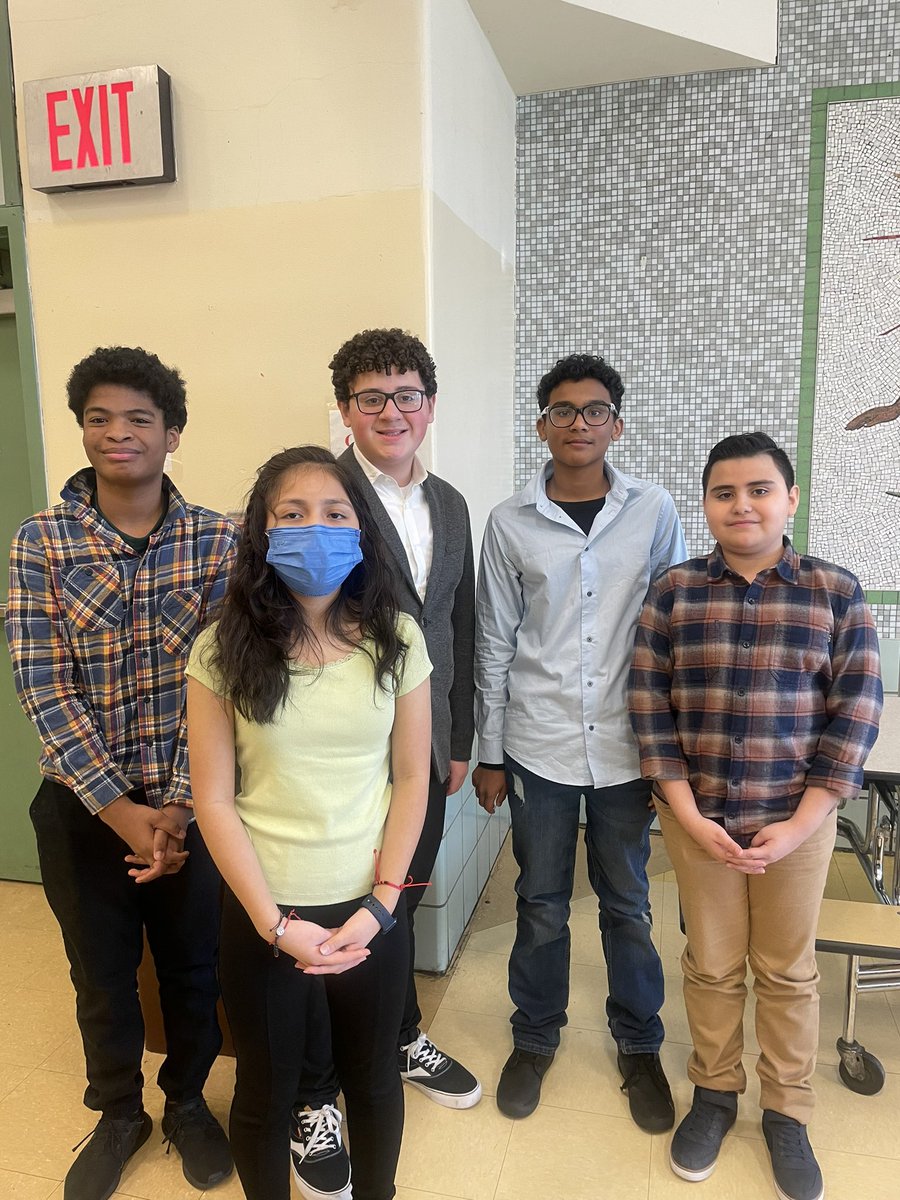 missbissey's tweet image. Happy Saturday from Queens, NY. LBMS Debate is out and ready to rock! Let’s go Green Wave Debate! #lbms #greenwavedebate #lbmsdebate #adl #adldebate #ald