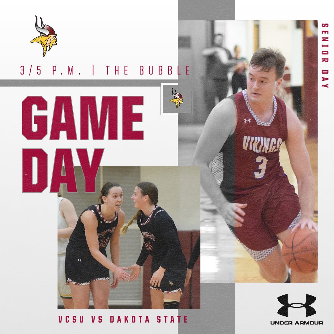 Today is SENIOR DAY at the Bubble! 🏀

🆚 Dakota State
🕕 3/5 p.m.
📍 The Bubble

🎟️: bit.ly/3izXiDt
📻: bit.ly/3wvA7hG
📺: bit.ly/3T1etLK
📊: bit.ly/40QxJzq