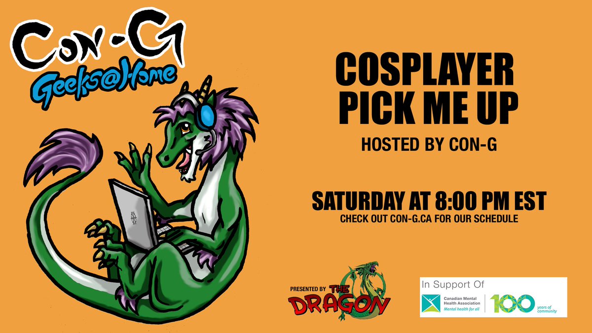 Come join us in half an hour for our next panel, Cosplayer Pick Me Up!