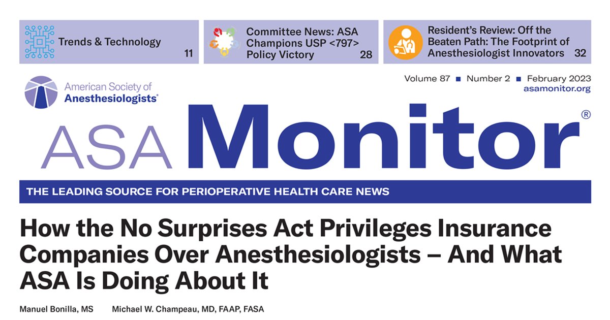 ASA Monitor (@ASAMonitor) on Twitter photo 2023-02-11 15:50:11 This issue of the ASA Monitor is dedicated to #diversity and #inclusivity in health care. Read and listen: Online content: ow.ly/t7PK50MOeJv Podcast: ow.ly/PpB050MOeJu This issue of the ASA Monitor is dedicated to #diversity and #inclusivity in health care. Read and listen: Online content: ow.ly/t7PK50MOeJv Podcast: ow.ly/PpB050MOeJu