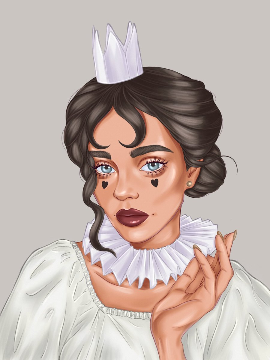 Just finished my new work😌
It’s “Paper Queen”