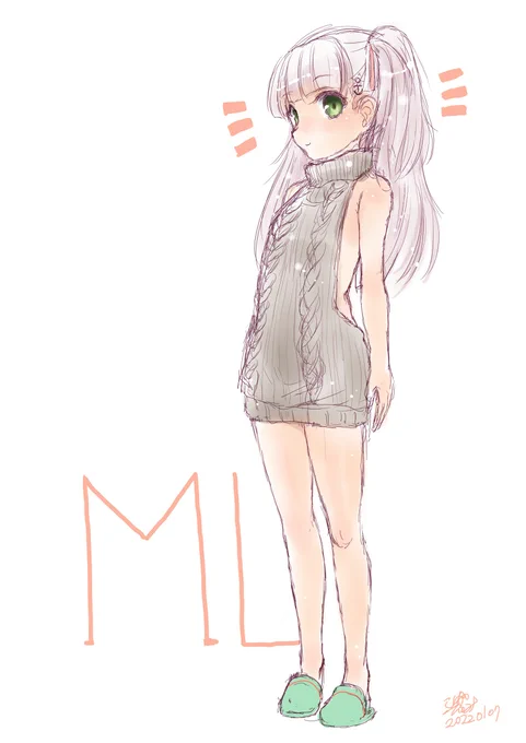 #無言で立ち絵を貼るとフォロワーが増えるらしい 