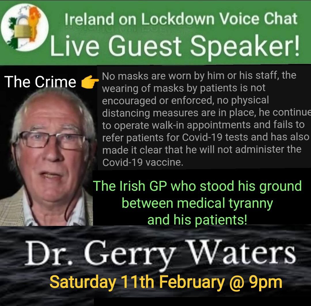 Tune in tonight 9.00 pm if you have telegram it should also install on link below. 👇 t.me/irelandlockdown