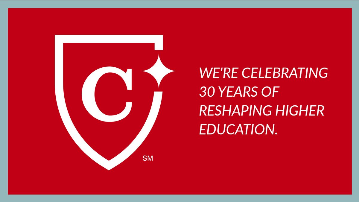 We’re proud to celebrate 30 years of rethinking higher education. Thank you to our students, alumni and faculty for transforming lives with us. Together, let’s make the next 30 the best ones yet! #CapellaProud