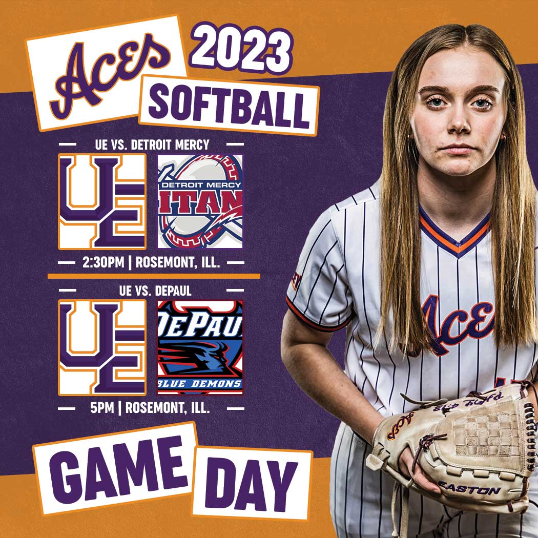 UEAthletics_SB's tweet photo. GAME DAY!

🆚 Detroit Mercy
📍 Rosemont, Illl
⏰ 2:30PM CT
📊 https://t.co/qbQsiXKKqi

🆚 DePaul
📍 Rosemont, Illl
⏰ 5PM CT
📊 https://t.co/Z6glL2EFFI

🥎 #ForTheAces https://t.co/s1wsxXO4N8