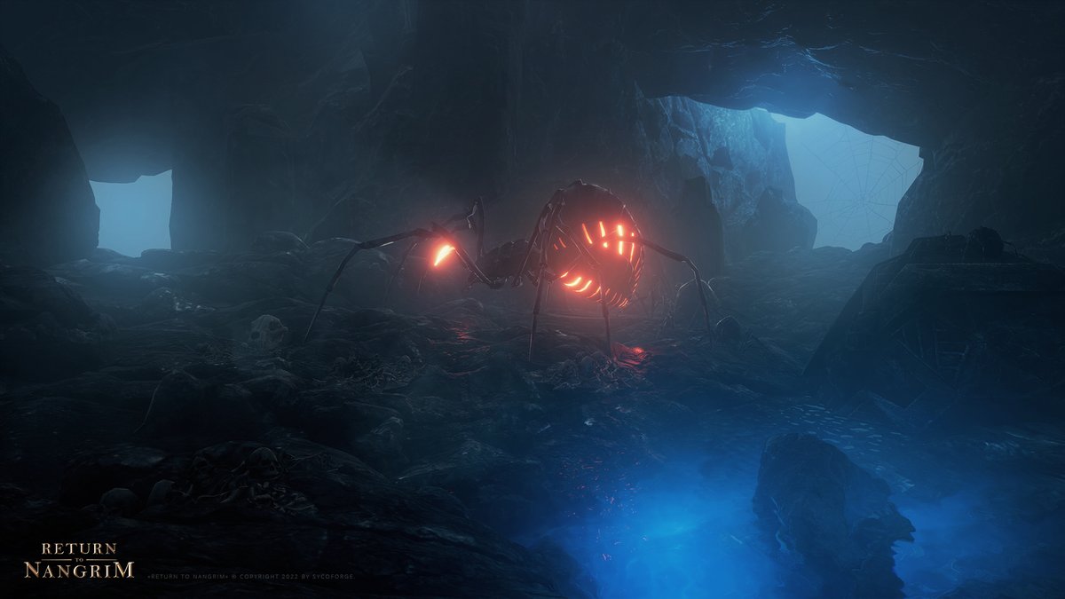 ReturnToNangrim's tweet image. Is your first instinct to try to avoid and sneak past this spider, or to attack it?

@ScreenshotSatRT  #IndieGameDev #indiegame #gamedev #swissgames #fantasy #ArafinnRTN @unity3d  #madewithunity #dwarves #gaming