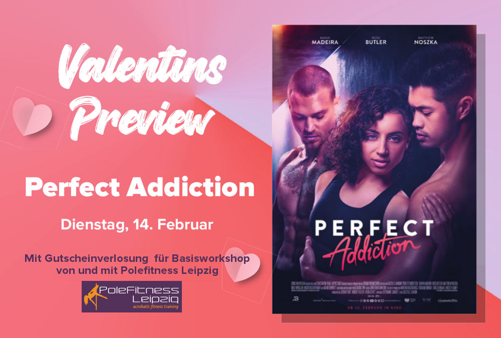 Zur Valentinstags-Preview mit "Perfect Addiction", dem neuen Film der Regisseurin der *After"-Fllm Castille Landon, gibt es u.a. einen Gutschein für einen Basisworkshop von Polefitness Leipzig zu gewinnen. ☘ Wir wünschen euch viel Glück ☘  

Tickets 👉 fcld.ly/wlmk543