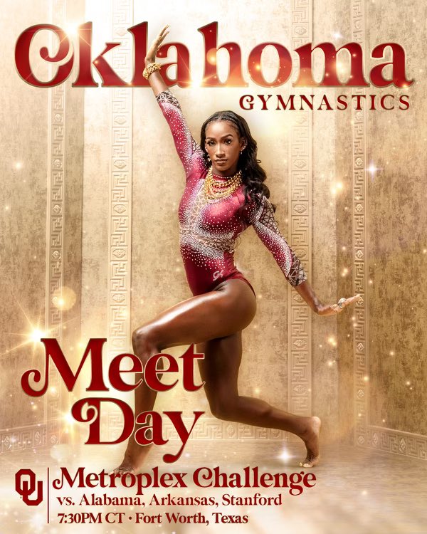 RedDirtSport on Twitter "RT OU_WGymnastics Metroplex Meet Day 🌟
