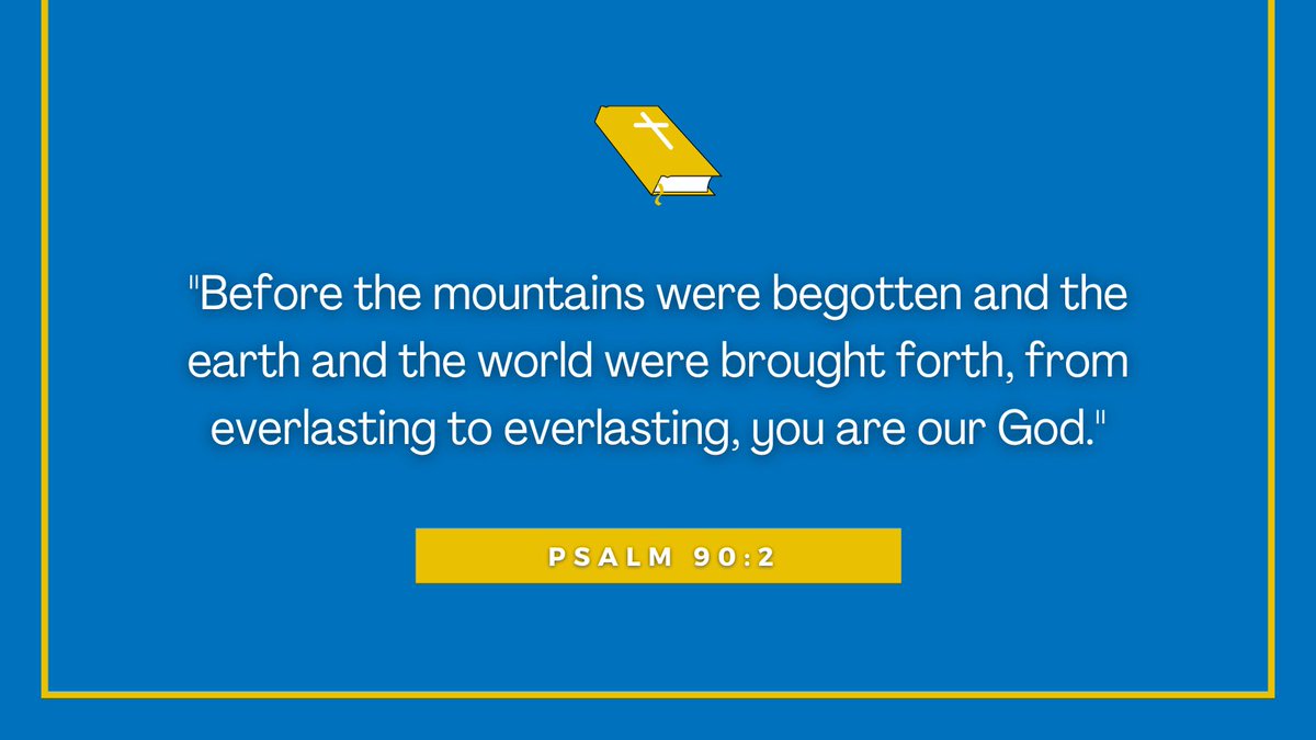 BishopCaggiano's tweet image. From everlasting to everlasting, you are our God! #scripturesaturday