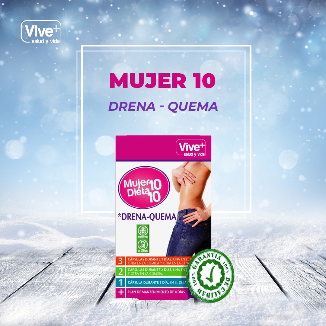 grupoviveplus's tweet photo. Mujer 10 Dieta 10

Un complemento alimenticio a base de extractos de plantas con efecto diurético, que disminuye el apetito, activan el metabolismo de las grasas y aportan nutrientes necesarios durante las dietas de adelgazamiento. https://t.co/HLa4mEfve1