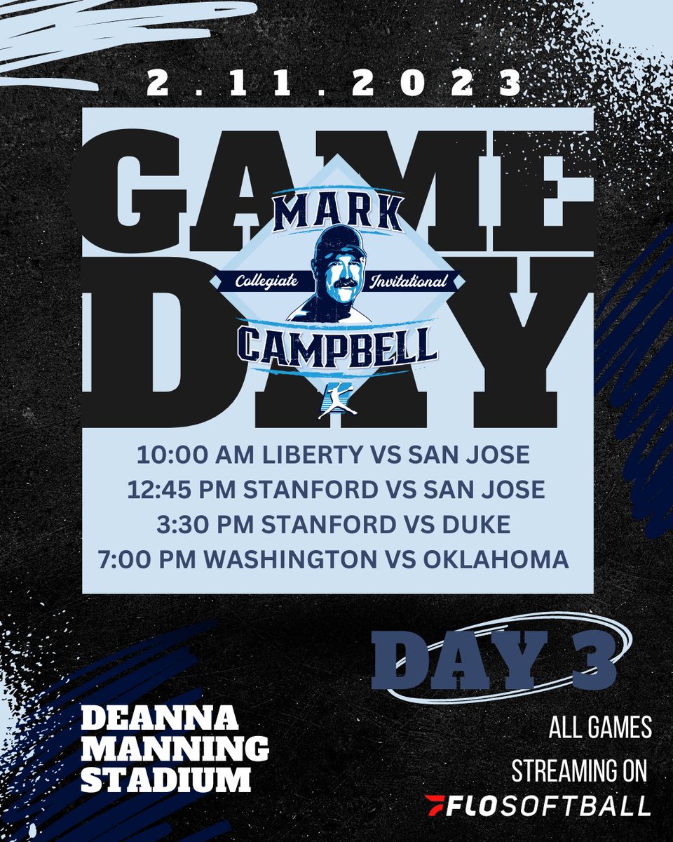 MarkCampbellInv's tweet photo. Follow along with behind the scenes action on the @MarkCampbellInvitational instagram account! 

Get your tickets to join us at Deanna Manning stadium at  https://t.co/xJQcgb6mcj or follow along live with us on FloSoftball https://t.co/KsS9112Ln1 

#MarkCampbellInvitational2023 https://t.co/mVETP2jjse