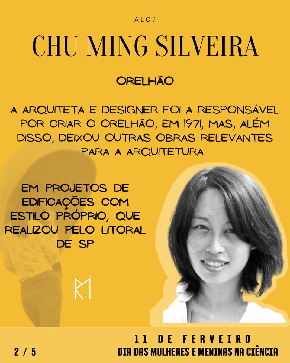 Alô?? 📞📞

Você sabia que o orelhão foi projetado por uma arquiteta e designer?

Chu Ming Silveira foi a responsável pela criação da famosa estrutura utilizada no país inteiro. O Brasil ainda hoje conta com 144 mil orelhões espalhados.