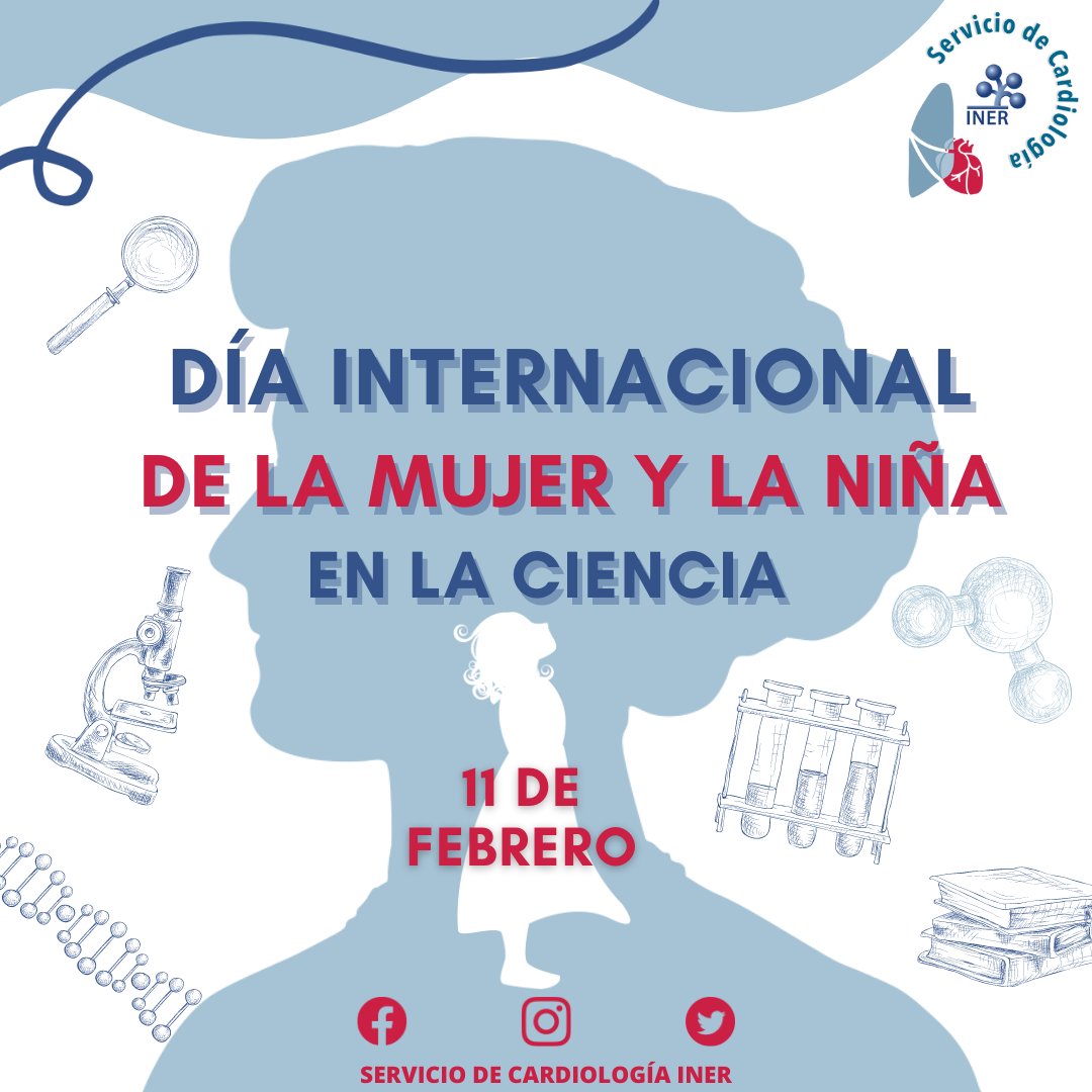 clic_cardioiner's tweet photo. 👉El 11 de febrero se conmemora el #DiaInternacionalDeLaMujeryLaNiñaEnLaCiencia 👩🏻👧🏻🔬🧫🧬🩺🧪🔭🦠
📆Esta fecha busca promover el acceso y la participación plenos y equitativos en la ciencia para mujeres y niñas.
#womenandscience #cienciacontodas #cliciner #cardioiner https://t.co/wzfWU4rixF