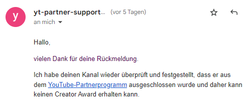 Wen bei YouTube muss ich jetzt bestechen, um einen 100k-Abo-Button zu bekommen?