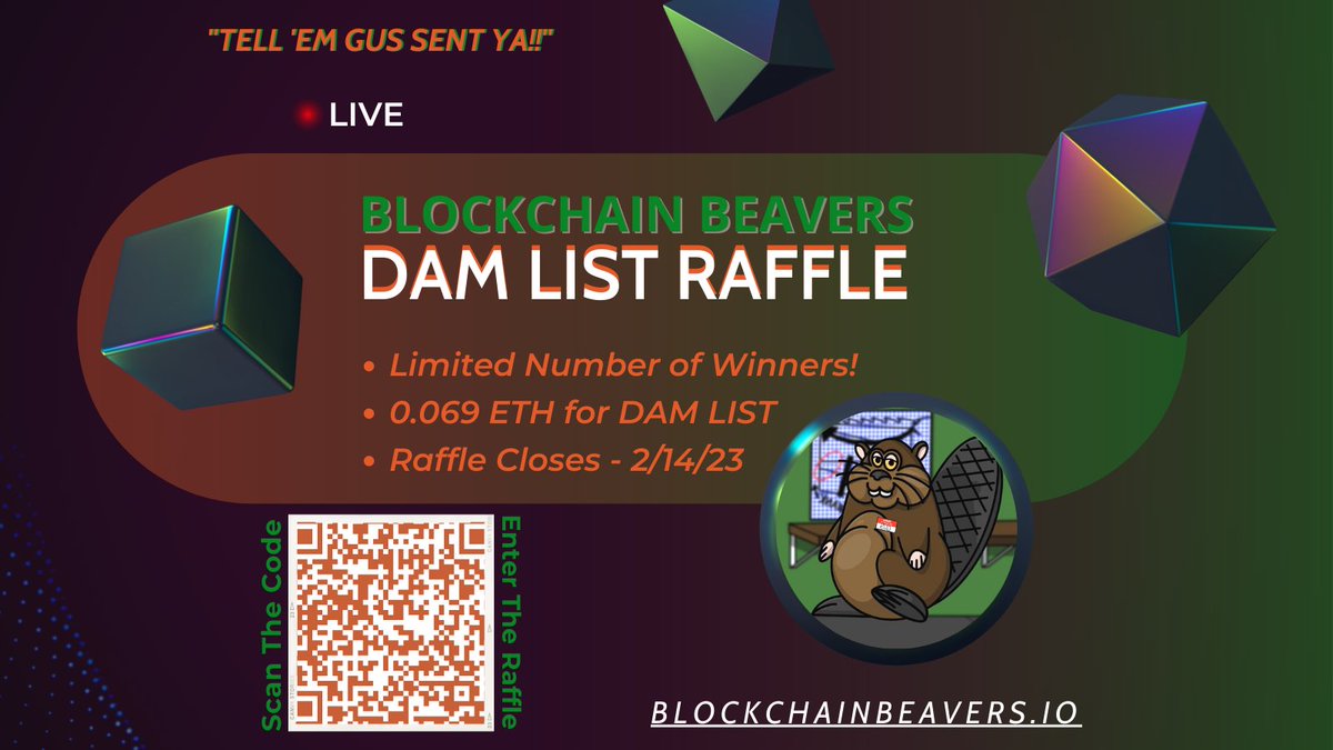 BlockchainBeavr's tweet photo. It's that DAM simple...
The more you hold = The more you earn
#mining #MiningNFT #Beavers #ETH #Engage2Earn https://t.co/j6WoqzIXtF