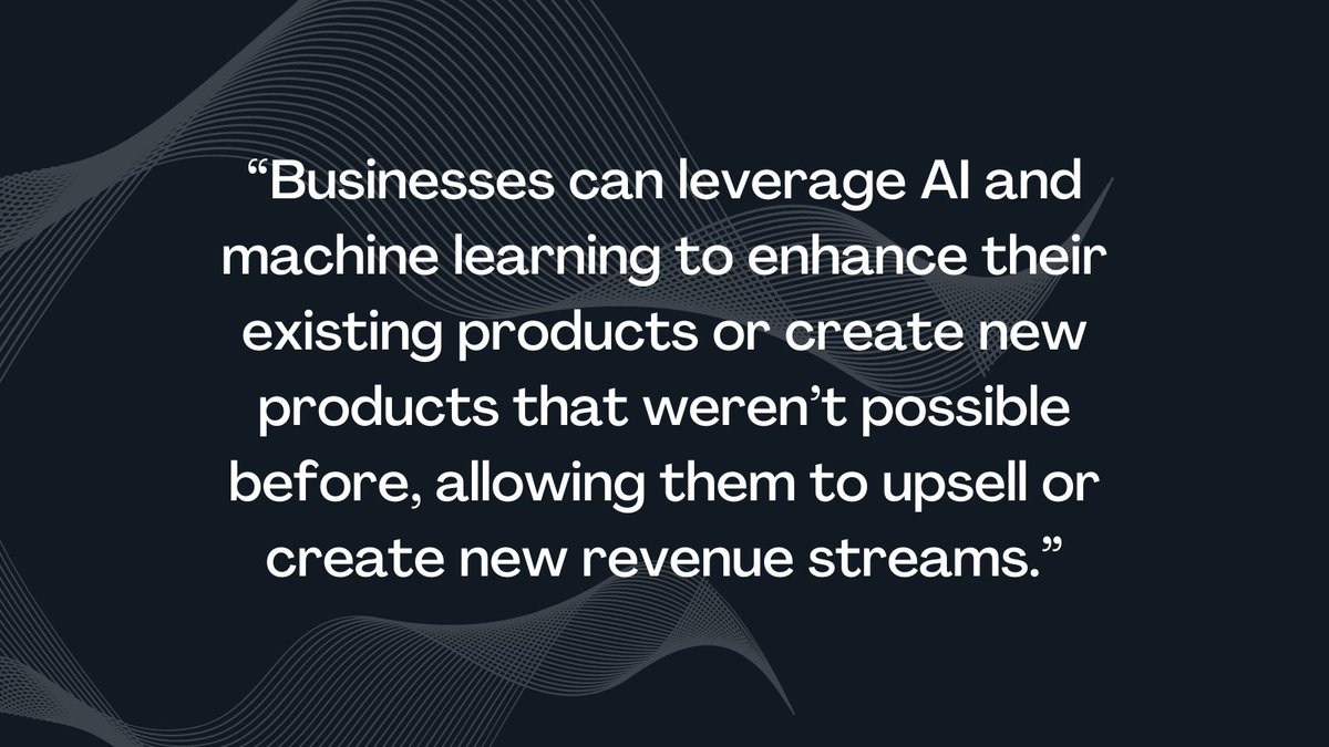 This is only one of the ways businesses can leverage AI and machine learning. Read the rest here:
pulse.ly/xgwc9bza2m

#machinelearning #ai #machinglearningforall #aitrends