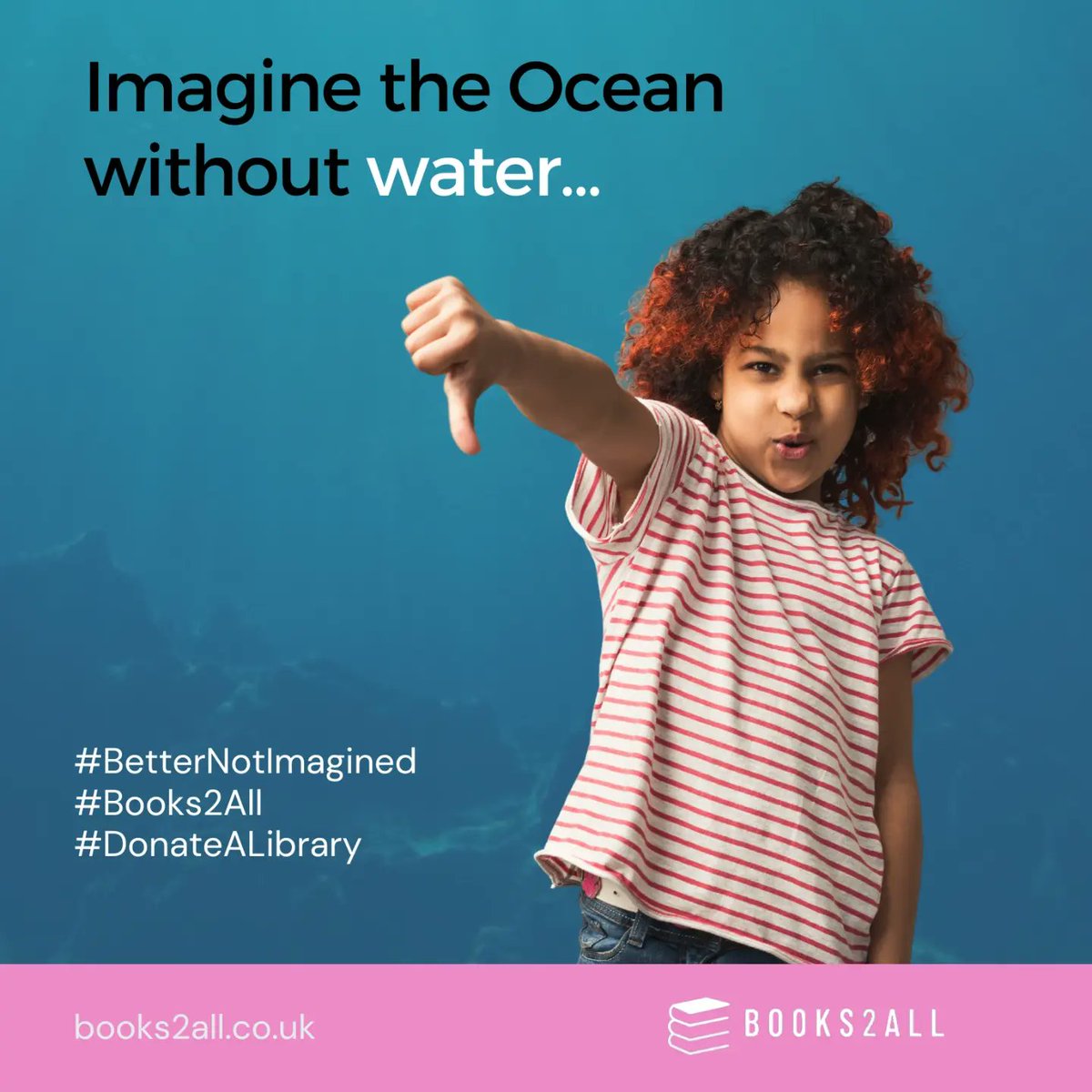 Dammy2k2's tweet image. Without access to Books and Libraries, our Schools are like the vast Ocean filled with potentials, but without water.
#BetterNotImagined #DonateABook
#Books2All #OceanWithoutWater #SchoolsWithoutBooks