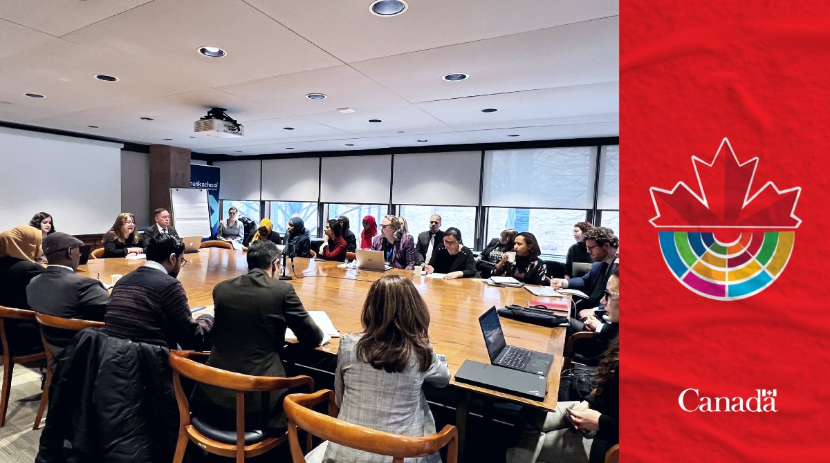 This week, Canada hosted <a href="/UN_CTED/">United Nations CTED</a> for a comprehensive 3-city visit including meetings with government officials, port/airport tours, and the engagement with Canadian civil society pictured here. 

We look forward to continued engagement and follow-up.