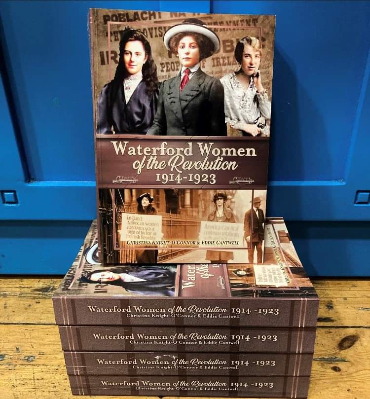 chrissyknightoc's tweet photo. Now on sale @TheBookMarket_ 
Clonmel. Several women in our book hail from Clonmel or members of Clonmel &amp; bordering Waterford CnamB Including Bridget Condon Ballymacarbry &amp; fellow CnamB member Mary Cooney. Both imprisonment in Kilmainham/NDU for a year.Proceeds @waterfordmuseum https://t.co/f4Q4fCKTLV