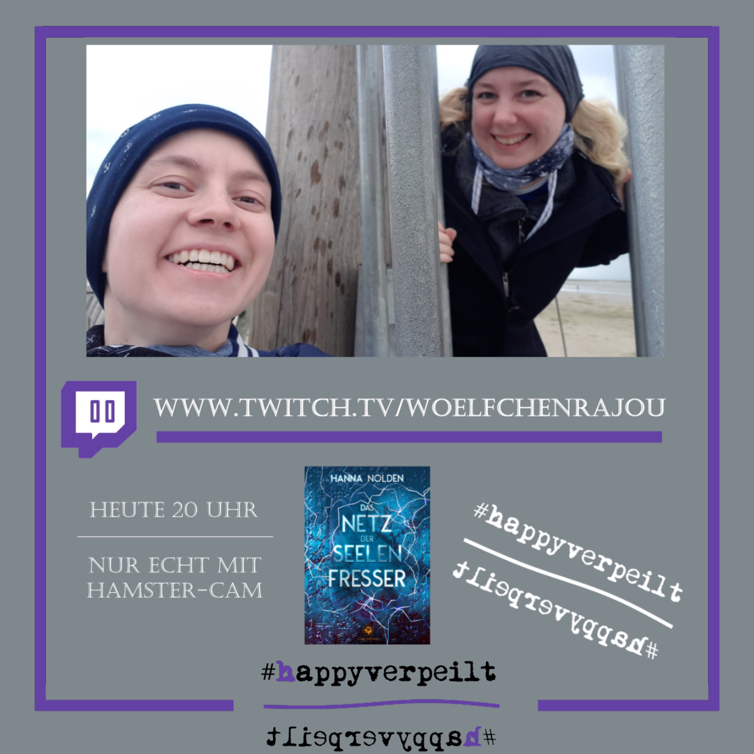 Ist das zu fassen, dass wir seit Juli an diesem Buch lesen? Und wir sind immer noch nicht durch. Heute Abend um acht geht es weiter. Ihr findet uns hier: twitch.tv/woelfchenrajou