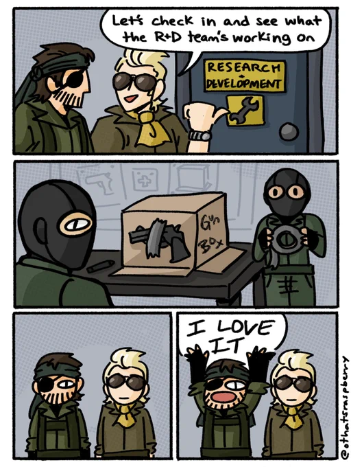 give those men raises!! #mgs 
