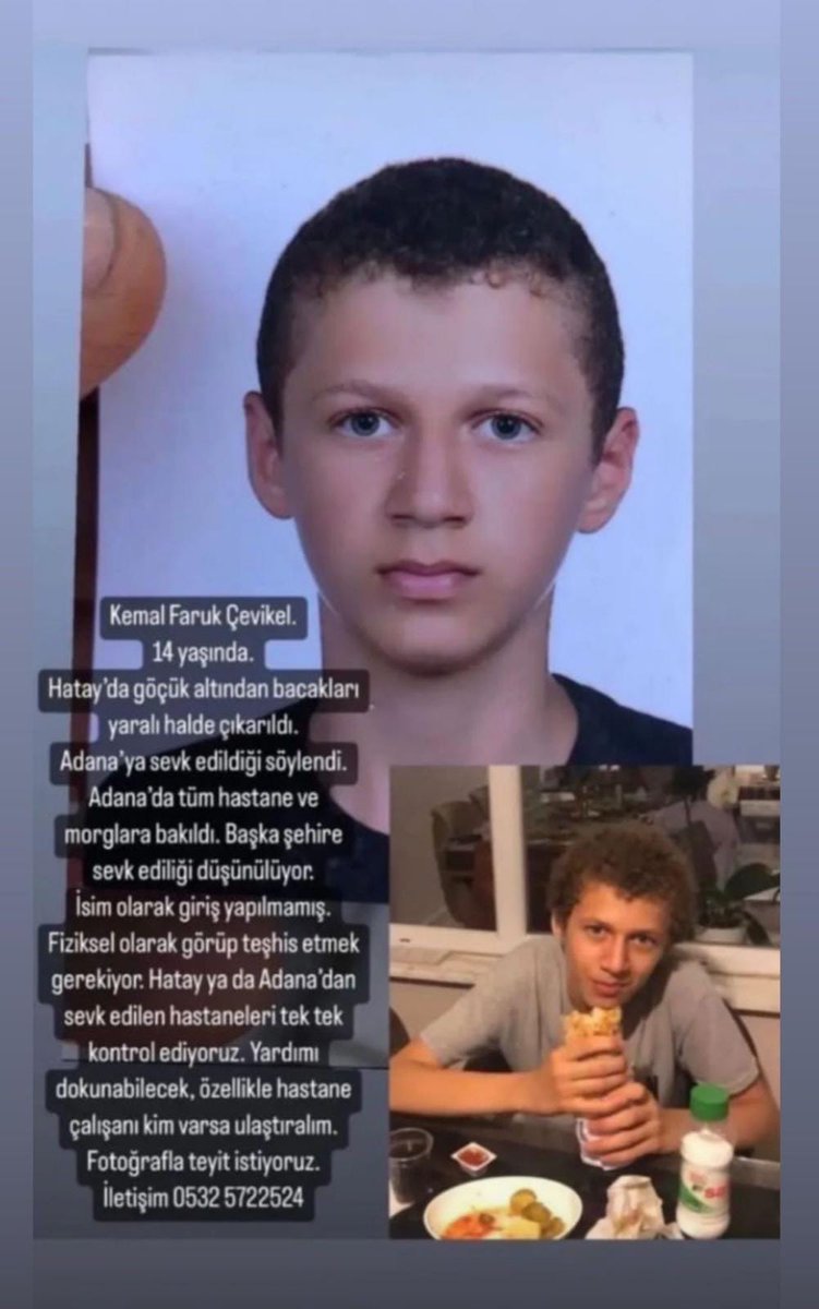 kayıp aranıyor

kemal faruk çevikel

iletişim: 0532 572 25 24