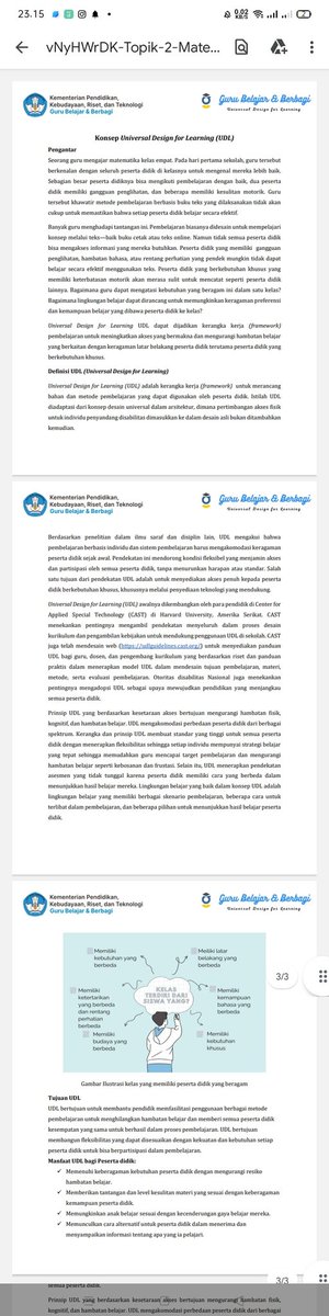 nafisaputra21's tweet image. Konsep UDL
#gurubelajardanberbagi
#universaldesignforlearning
#UDL
#KEMENDIKBUDRISTEK