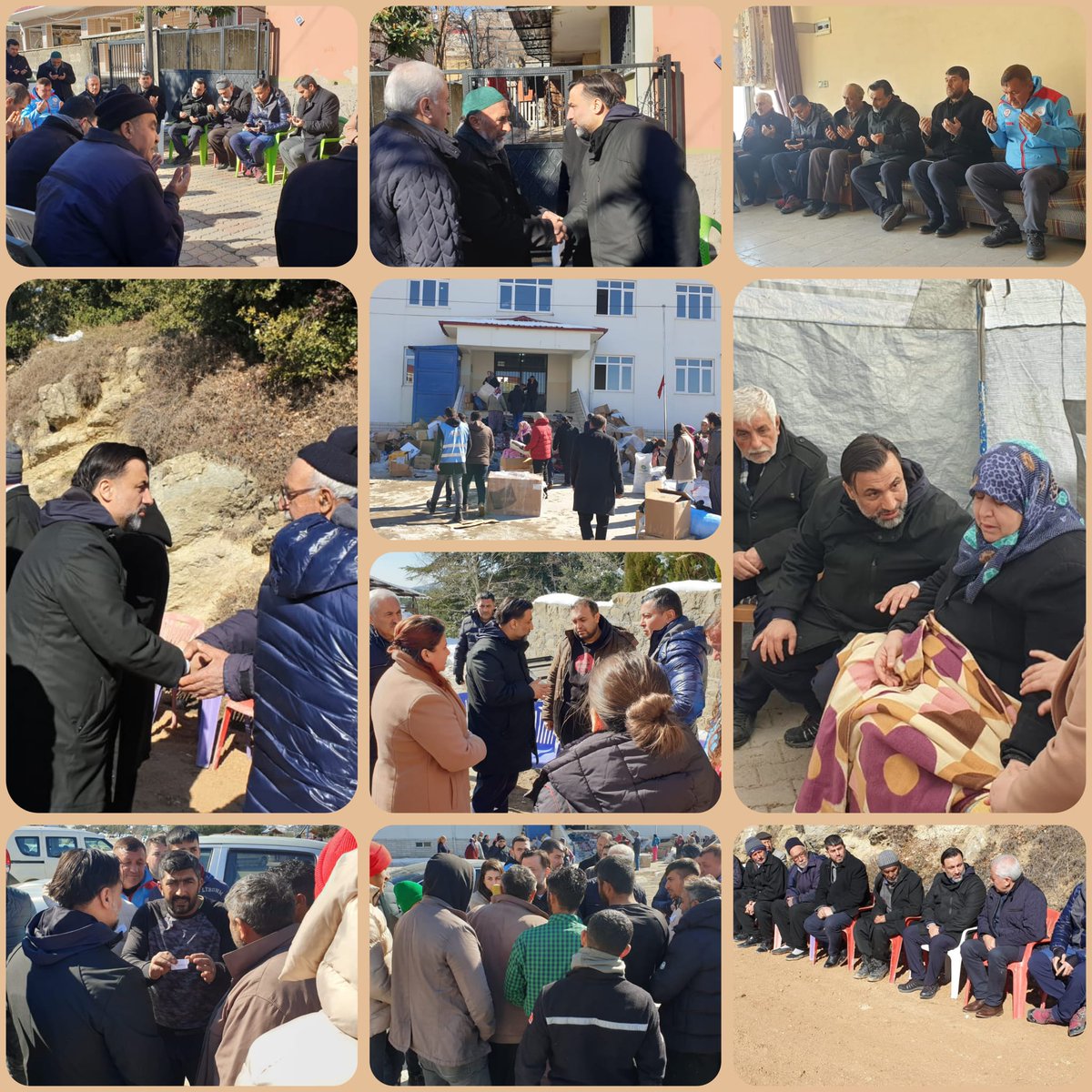 📌Kahramanmaraş

Depremde yakınlarını kaybeden vatandaşlarımıza taziye ziyaretlerine devam ediyoruz.

Acımız ne kadar büyük olursa olsun devlet-millet sırt sırta vererek bu sıkıntıların da üstesinden geleceğiz.