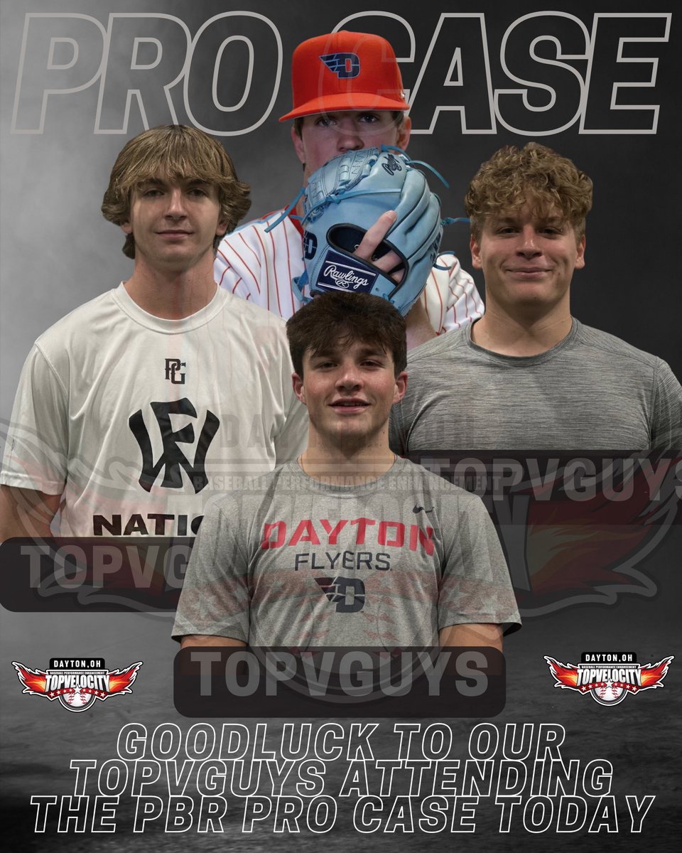 Top Velocity Dayton (@topvelo_dayton) on Twitter photo Goodluck to our #TopVGuys attending the <a href="/PrepBaseballOH/">Prep Baseball Ohio</a> PRO CASE today!
⬆️ <a href="/BennettLapalm/">Bennett LaPalm</a>
⬅️ <a href="/HunterR011/">Hunter Richardson</a>
⬇️ <a href="/PrestonBarr7/">Preston Barr</a>
➡️ <a href="/caleb_obee/">Caleb Obee</a>
#LetItEat
#LockedIn
<a href="/P413Sports/">P413 Sports</a>
<a href="/topvelocity/">Brent Pourciau, M.S.</a> Goodluck to our #TopVGuys attending the <a href="/PrepBaseballOH/">Prep Baseball Ohio</a> PRO CASE today!
⬆️ <a href="/BennettLapalm/">Bennett LaPalm</a>
⬅️ <a href="/HunterR011/">Hunter Richardson</a>
⬇️ <a href="/PrestonBarr7/">Preston Barr</a>
➡️ <a href="/caleb_obee/">Caleb Obee</a>
#LetItEat
#LockedIn
<a href="/P413Sports/">P413 Sports</a>
<a href="/topvelocity/">Brent Pourciau, M.S.</a>