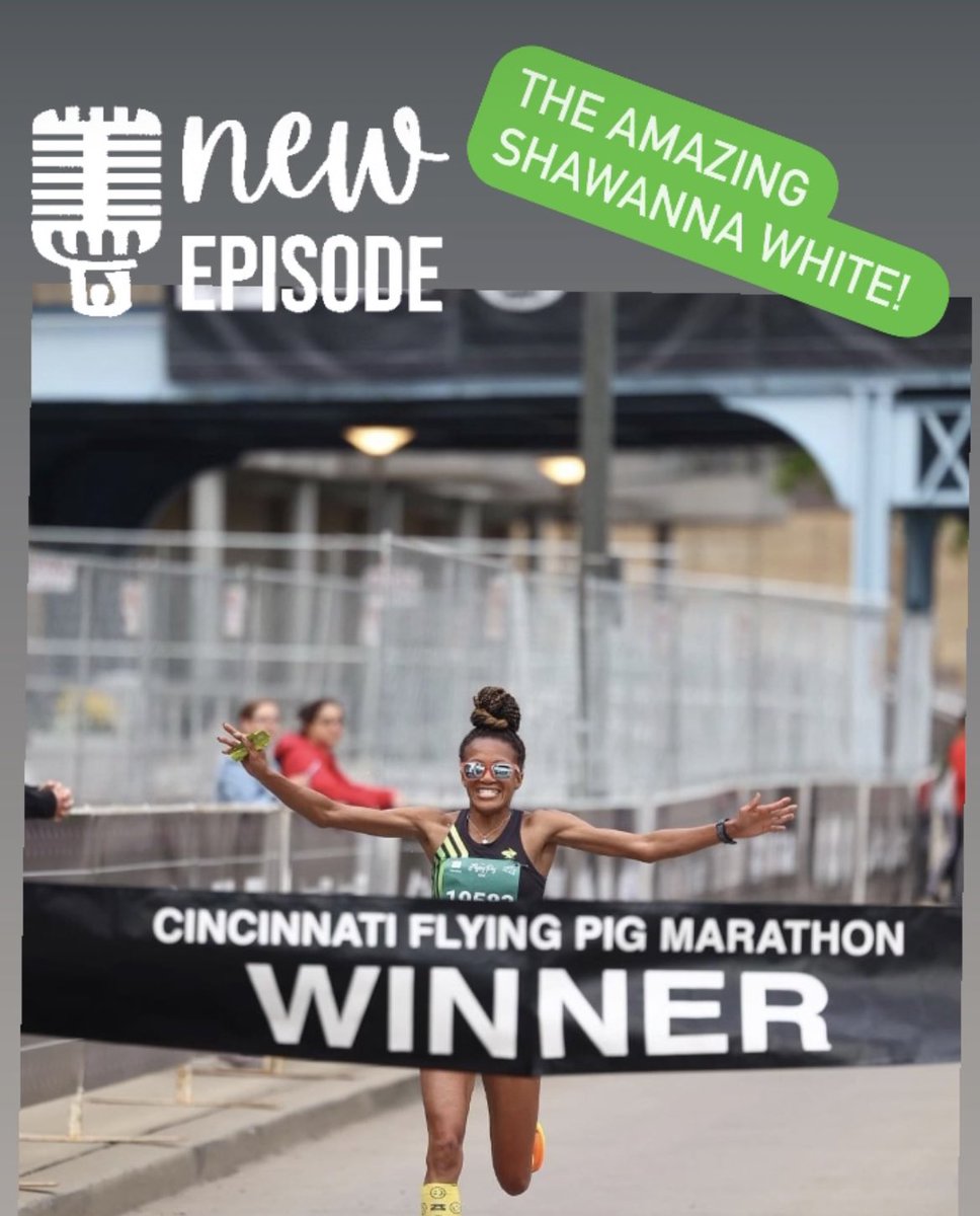 RunFartherfast's tweet photo. We loved interviewing #shawannawhite, who has run the most sub-3 marathons of any Black American-born woman & was in the documentary #breakingthree. Even though her marathon pace is 6:20-6:45, she runs her easy runs at “sexy pace” between 8:00-10 min/mile. https://t.co/HJa4XNGQaa https://t.co/4QJ46yY3sG