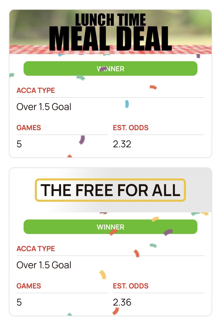 JackStatTips's tweet photo. 🎉🎉OH MY DAYYYYSSSSS!!!🎉🎉
✅✅✅✅✅✅✅✅✅✅✅✅

💥 FREE ACCA BOOOOM 💥 

WE’RE 4 FOR 4 ACCA WINS TODAY!

I’ve never known a day where we hit first 4 Accas!

We will get the telegram up ASAP but if you’re iOS GET THE APP NOW! 

👉https://t.co/56KstusfiJ👈

WHO’S WITH US? ❤️ https://t.co/f1Unk35NRO