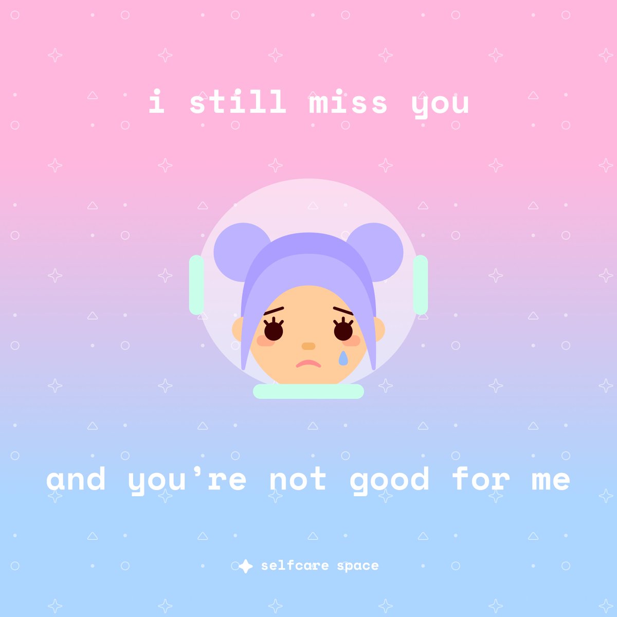selfcarespaceco's tweet photo. i still miss you and you're not good for me. the power of "and" versus "but." 🥹 part 1 of 2.

#mentalhealth #selfcare #imissyou #relationships #breakups #lonely #vday #vday2023 #valetinesday #valetinesday2023 https://t.co/4p177JnoTN