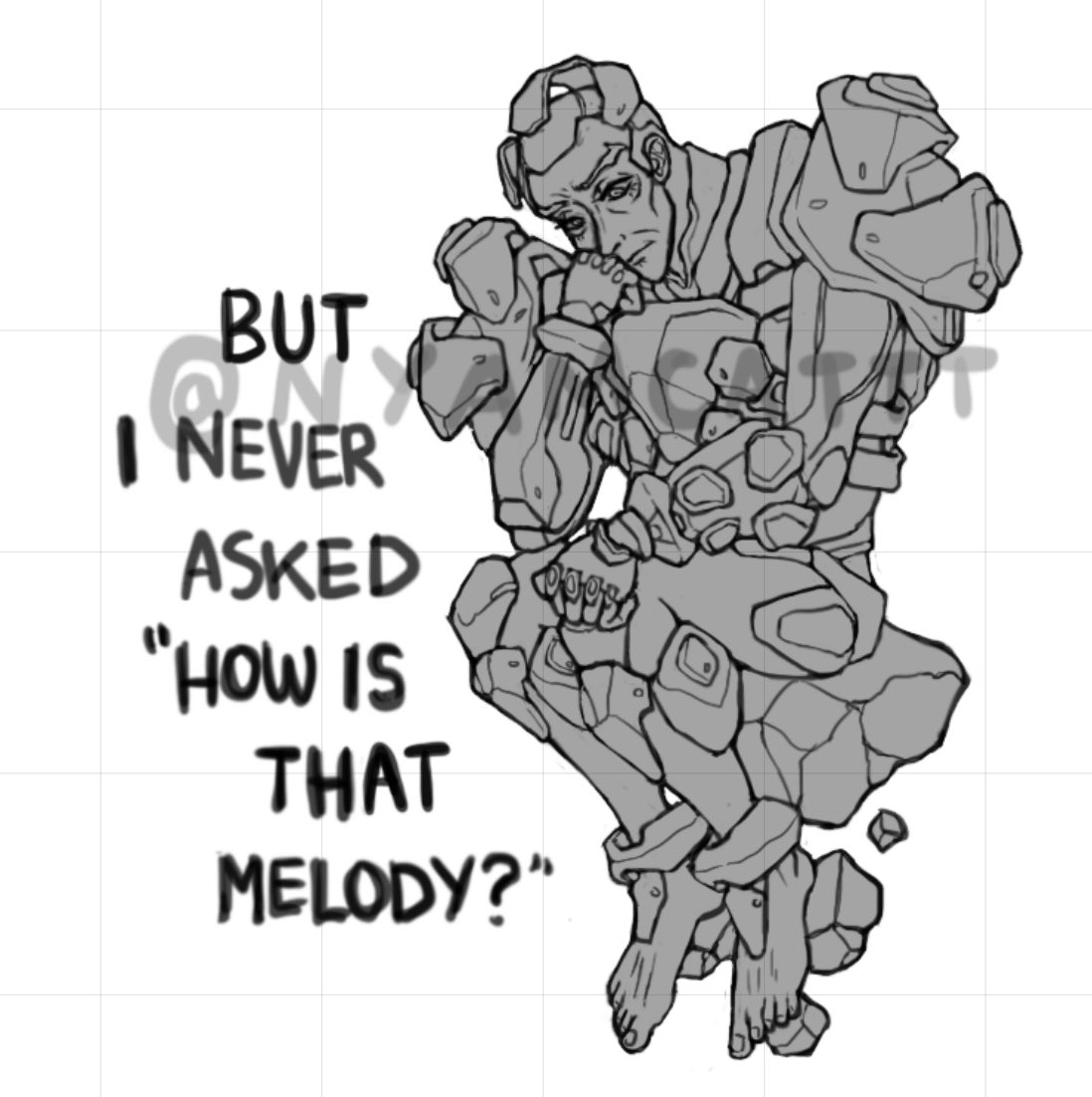 sorry i haven't posted art in a while, i've been working on overwatch stickers for my shop!! here's some wip 