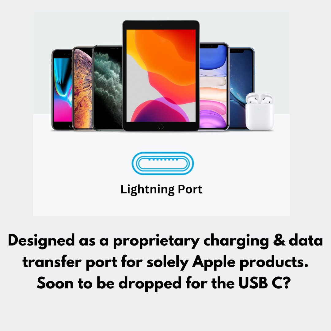 SoarElectronics's tweet photo. Most of us have difficulty distinguishing between the various charging ports and getting their respective names right. 

Well, here's a brief to help us out of this constant dilemma. 

#SoarElectronics #AnkerGhana #Apple #iPhone #Samsung  #Innovation #KnowledgeCorner #TechInfo https://t.co/YfSYzCXGdI