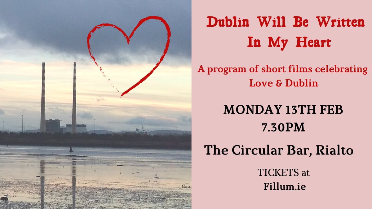 We might just squeeze a couple more in for this ...
Grab a ticket before its too late...
#ValentinesWeek #LoveIrishFilm #shortfilm 
DublinLove.eventbrite.com