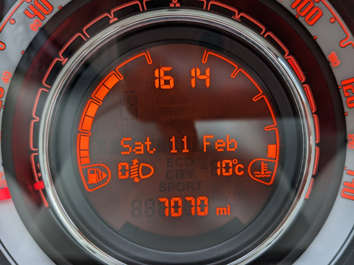 Is this the lowest mileage Fiat 500 Twinair 105bhp in the country?

She's just had a 7k birthday. She's not 8 years old yet 😊