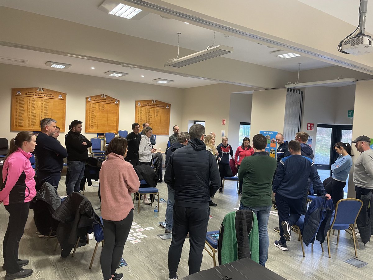 Great to see so many coaches attend the ICGG Course ⁦@monaghangaa⁩ ⁦@Entekra⁩ Centre of Excellence. Thanks to tutor Macratan Mc Kenna for delivering the course #bettercoachesbetterplayers