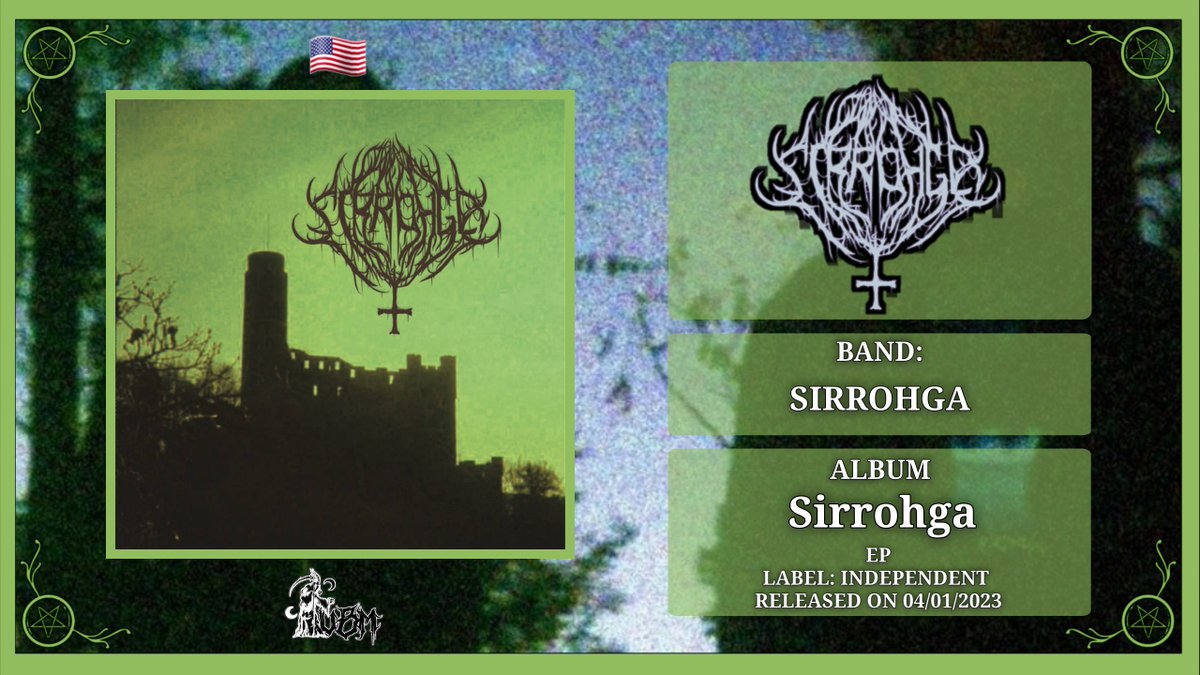 UBM6669's tweet photo. New EP by the American band Sirrohga released at the beginning of this 2023, sound with some melodies but at the same time raw

Sirrohga - Sirrohga (Full EP 2023) 🇺🇸

https://t.co/yusS2ruJOP

#BlackMetal https://t.co/0Hi5tA1Ui8