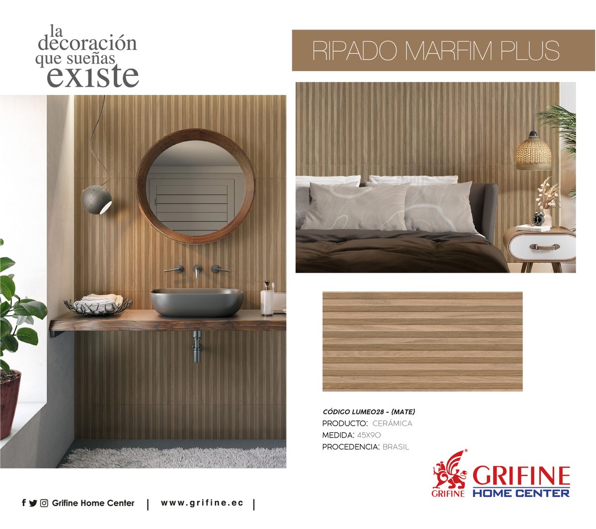 grifinehc's tweet photo. Nueva colección de cerámica decorativa con apariencia a la madera. Puede usarse en paredes de cualquier ambiente, es de fácil limpieza. #Grifine #Guayaquil #Quito #Cuenca #Manta https://t.co/wMyylqGJM8