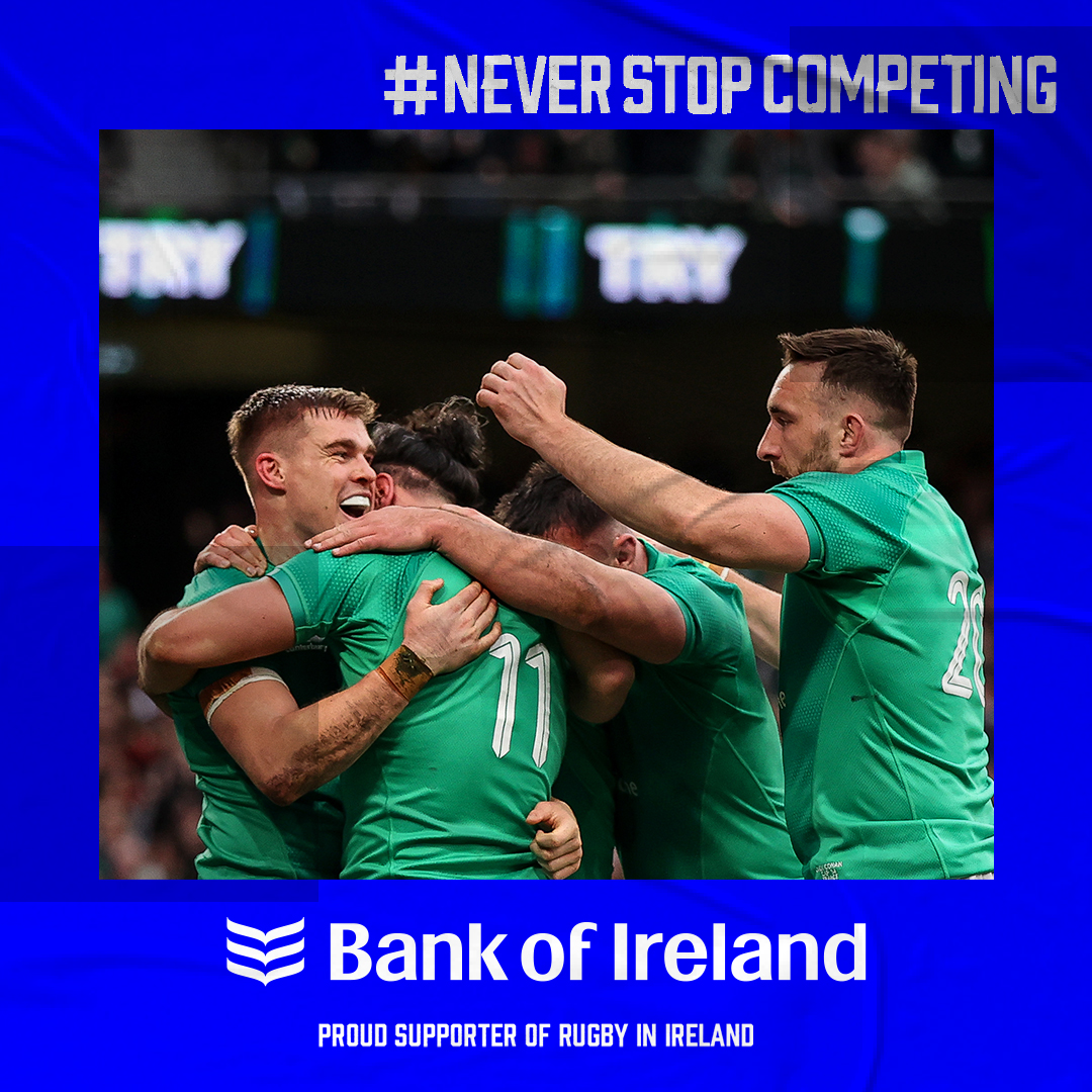 Congratulations, Ireland! ☘️ 2 played, 2 wins 💪

What do we do next weekend? 🤣 #IREvFRA #NeverStopCompeting
