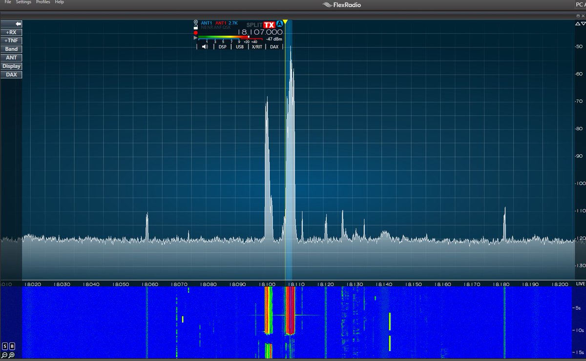 I thought FT8 was intended for weak signals? 😱 3Y0J pile this morning on 17m.