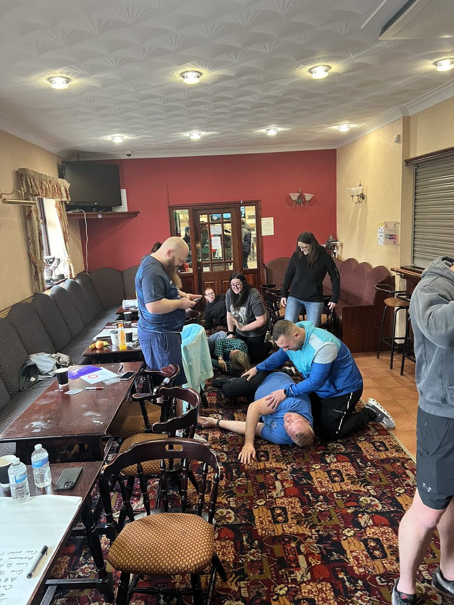 A RL first aid course today @BlackbrookJRLFC A fantastic club with loads of support from a first aid point of view. #emergencyactionplan #concussionawareness