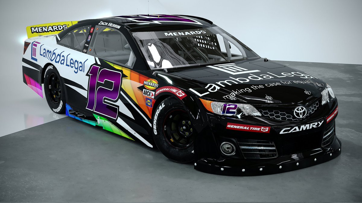 We can’t wait to see our ambassador @z_herrin in <a href="/NASCAR/">NASCAR</a> ARCA Menards action next weekend for the Brandt 200 <a href="/DAYTONA/">Daytona International Speedway</a>! Zach is being supported by <a href="/LambdaLegal/">Lambda Legal</a> - an organisation working to achieve full recognition of #LGBTQ+ civil rights. 

🙌🏳️‍🌈🏳️‍⚧️🇺🇸