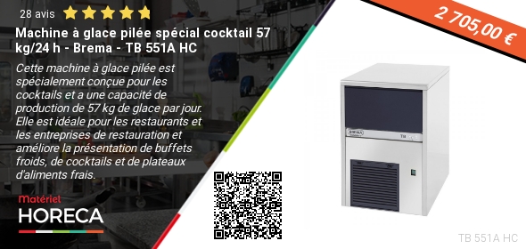 materielhoreca's tweet image. Profitez de votre pause café avec une délicieuse glace pilée grâce à la #MachineàGlace #Brema TB-551A-HC! Capacité jusqu'à 57kg/24h, Idéal pour cocktails &amp;amp; shakes. #Ad #Horeca #MaterielHoreca
materiel-horeca.com/fr/35412-machi…