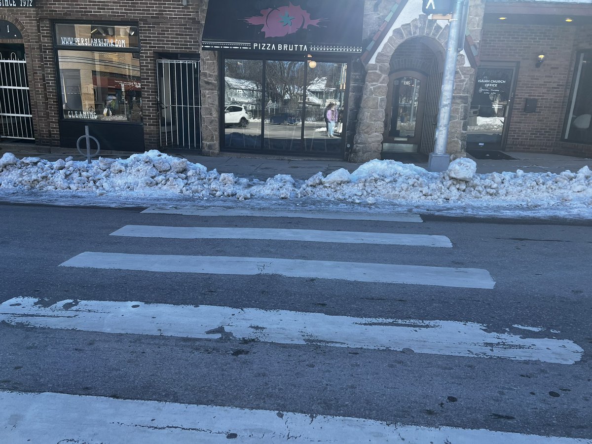 andrearuppar's tweet photo. I don’t tweet often, only when I can’t even. @CityofMadison how is this even marginally accessible. Unacceptable especially in a city with so many resources. It’s really simple to plow the streets and do it right. https://t.co/e4yw0M6XNE