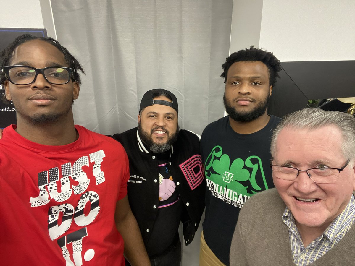 coachbenalbert's tweet photo. I would like to give a huge shout out to Mr. Ron Cole and Mr. Ryan McCollum and their Non-Profit organization SUIT UP SPRINGFIELD for helping some of our team members for an upcoming on campus event “Operation Suave”!#UMassFootball # https://t.co/cK8bXdU9kN