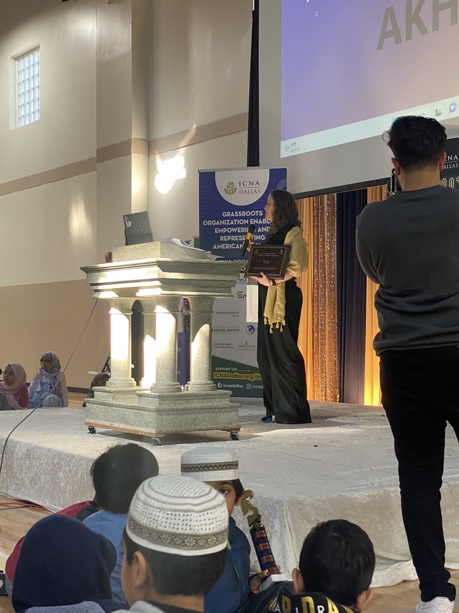 Supremely honored to be recognized by <a href="/IANTmasjid/">IANT</a> for “dedication and contribution towards promoting cultural and religious diversity” in the classroom.  Thank you <a href="/CMSWestWrangler/">Coppell Middle School West</a> and @Coppellisd for making the prioritization of each learner’s personal identity the standard.