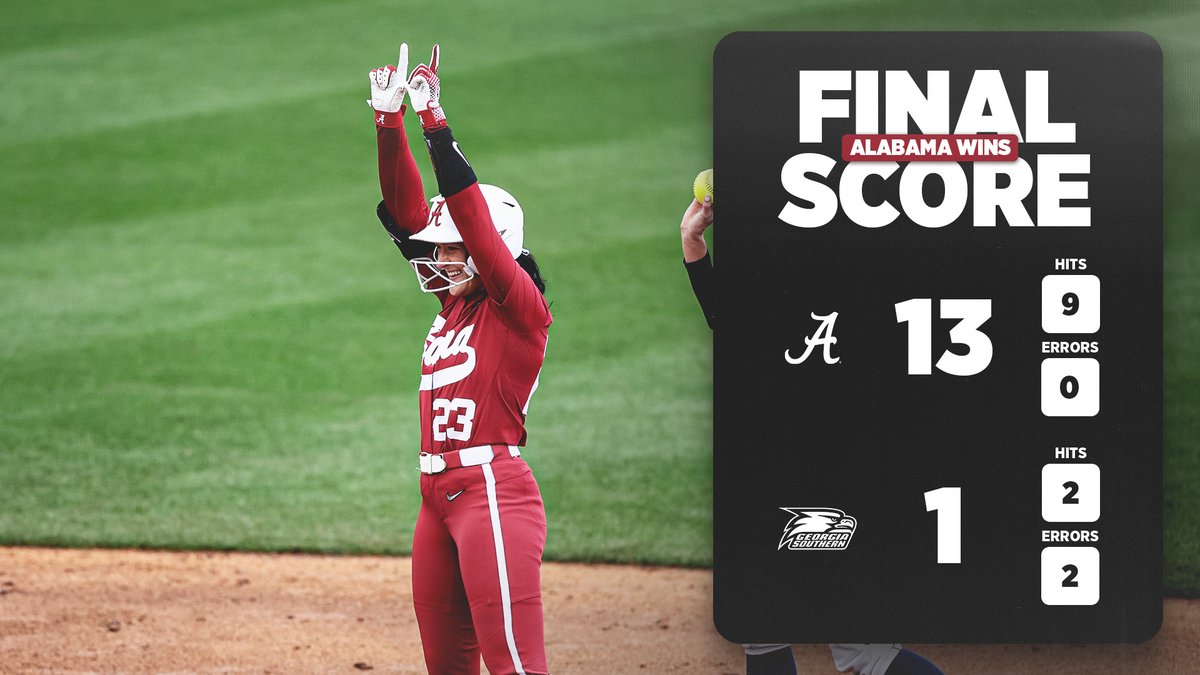 Alabama takes home the W against Georgia Southern!

#Team27 #RollTide