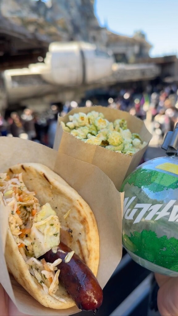 lee_lind's tweet photo. The wrap is excellent #rontowrap #rontowrapsaredelicious #galaxysedge #rontoroasters #food #hollywoodstudios #starwars #disney #disneyworld #starwarsgalaxysedge #reels #thisishowleeanddianado https://t.co/YzgmYJrHoi https://t.co/EJVWErsj2h