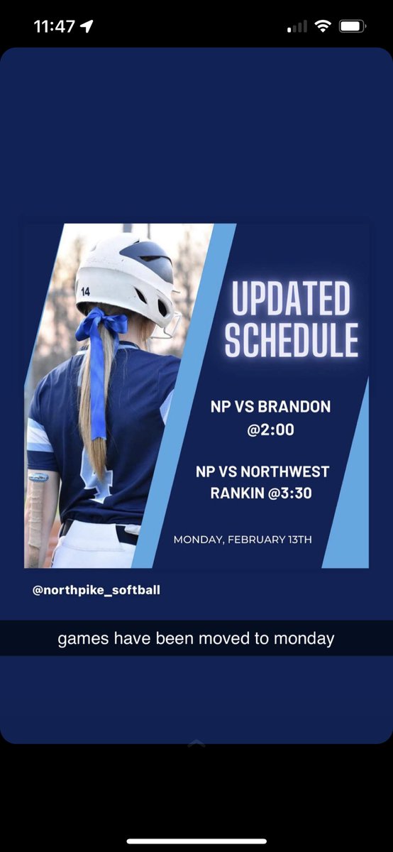 s_arahlawrence's tweet photo. Np 2023 schedule! @JC_BobcatsSB @hccsoftball @CoLinSoftball @SMCCBearsSb https://t.co/45fNqyFJF5